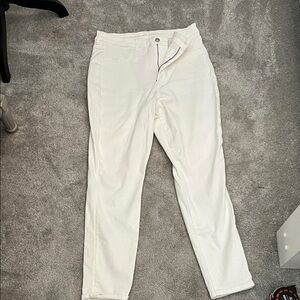 American Eagle Outfitters white Next Level Stretch Pants NWOT